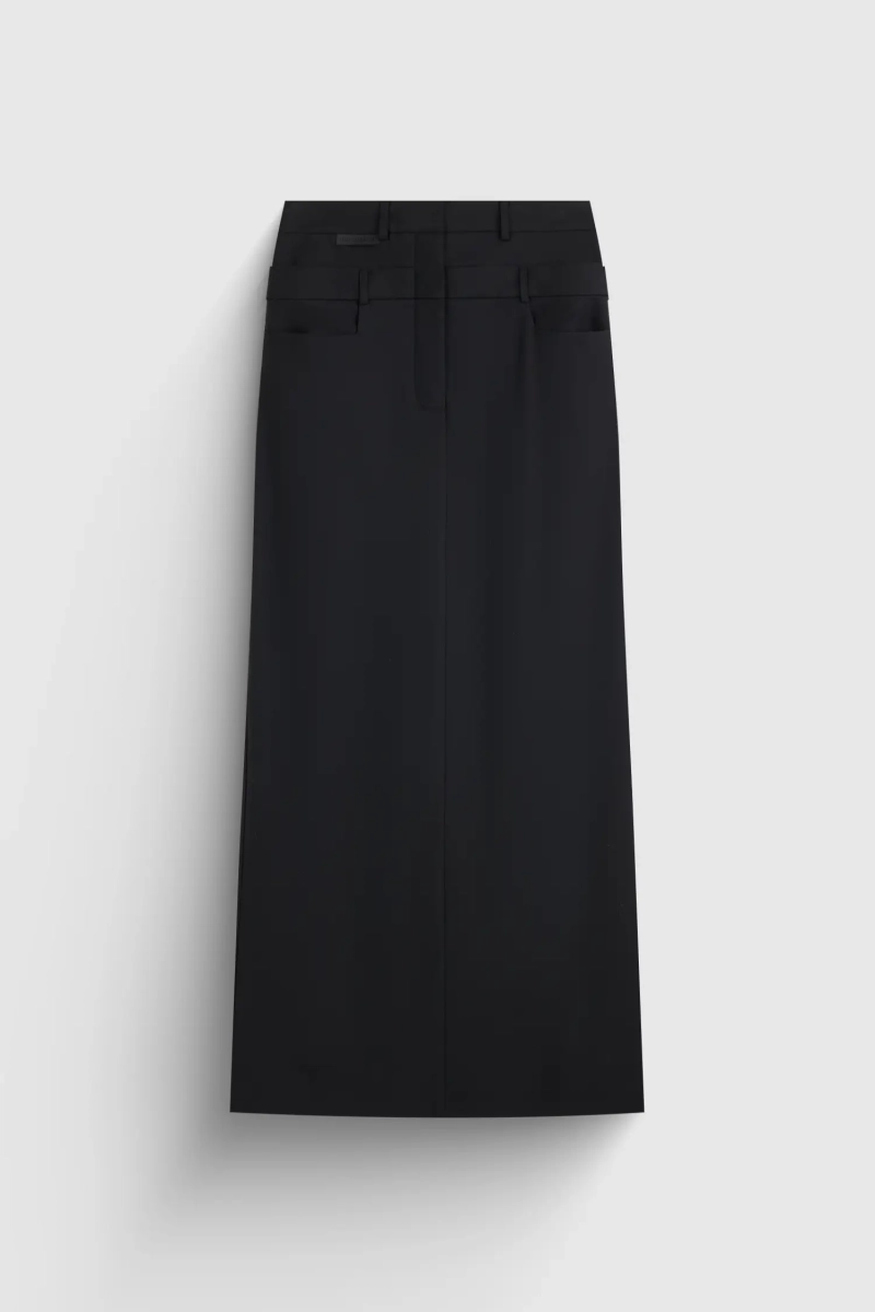 Юбка с двойным поясом Label .B, цвет: black, Sk.27.3.3131BLC со скидкой купить онлайн