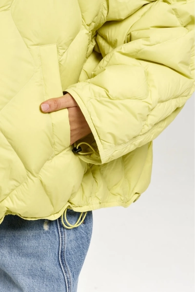 Куртка стеганная с натуральным наполнителем Yellow Pear Erist store, цвет: Желтый, НФ-00003160 купить онлайн