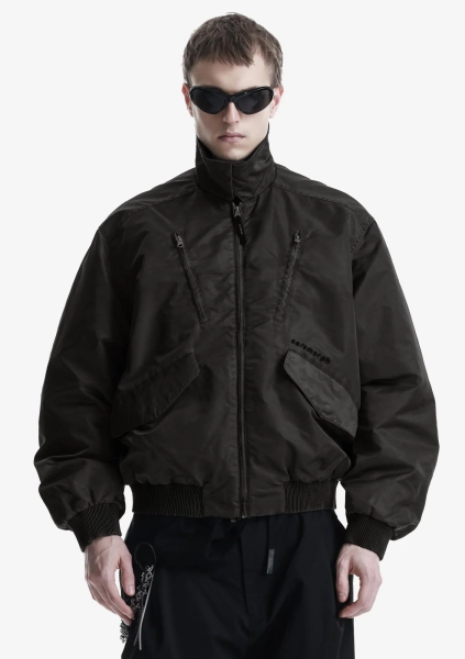 Куртка-бомбер KRAKATAU, цвет: Черный, Qu568-1 купить онлайн