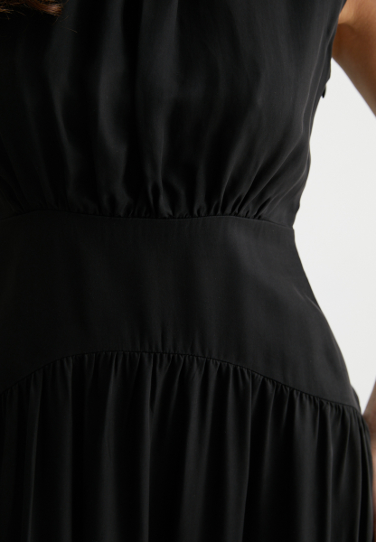 Платье со сборками Gina Marou, цвет: Черный, Mar5_2604 купить онлайн