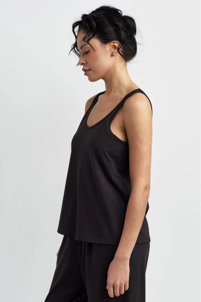 Майка из кулирки Erist store, цвет: шоколадный,  купить онлайн