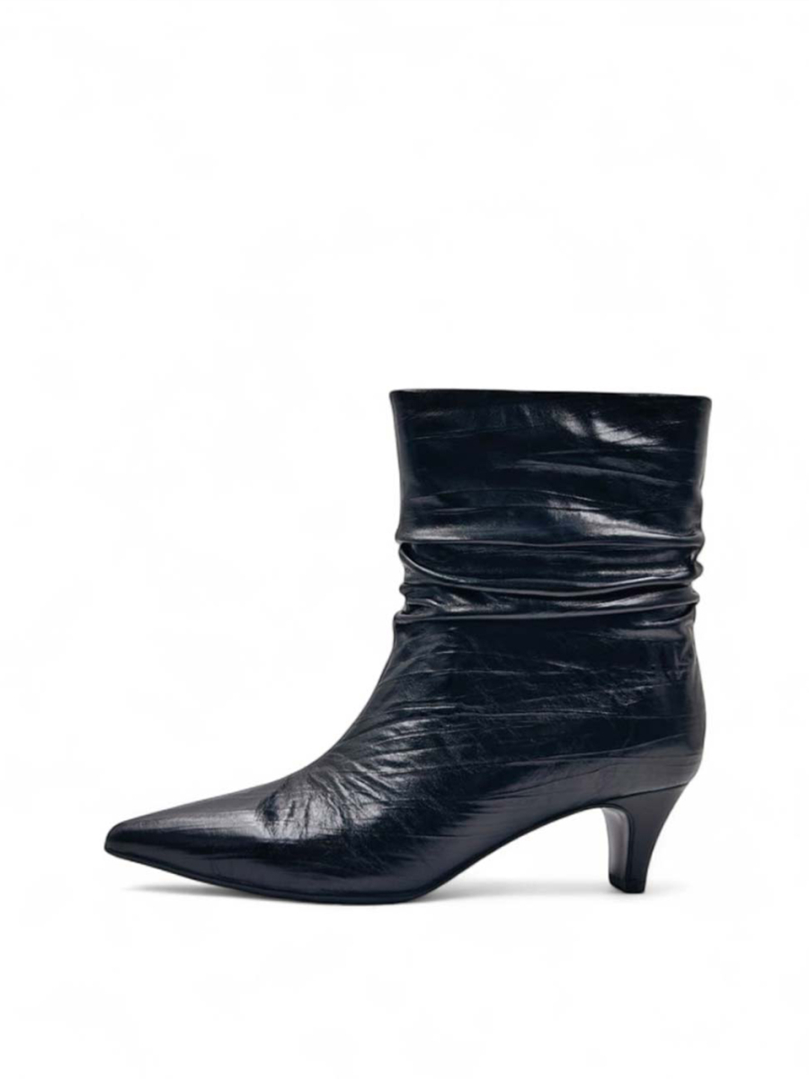 Ботильоны демисезонные из натуральной кожи