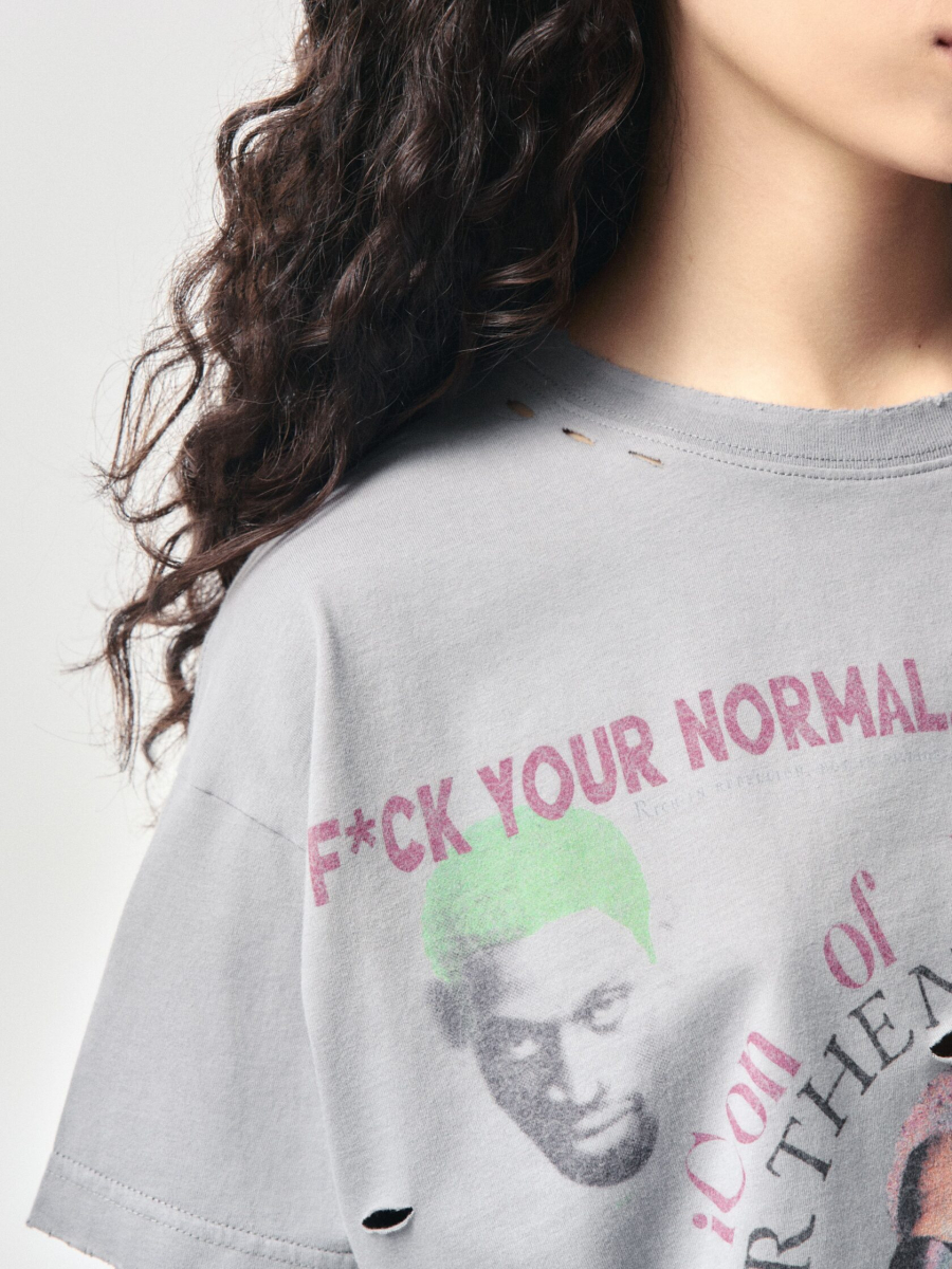 Футболка Посмотри, кем я стал NAIPACHE, цвет: серо-синий, 2611007800 купить онлайн