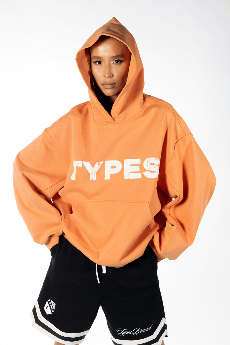Худи Vintage Logo types, цвет: оранжевый, 00-00003138 купить онлайн