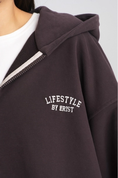 Худи ZIP Brown