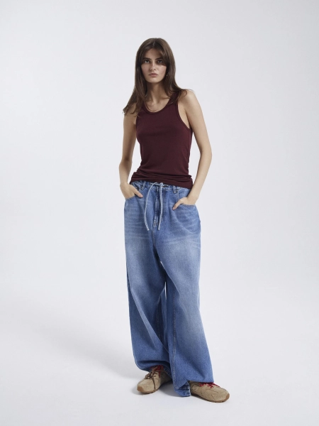 Джинсы boyfriend PAPAYA, цвет: синий, FW2407JE162BF купить онлайн