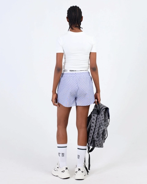 Шорты хлопковые с двойным поясом ASIA ST 71, цвет: синий, Ast71.shorts-2waist-blue купить онлайн