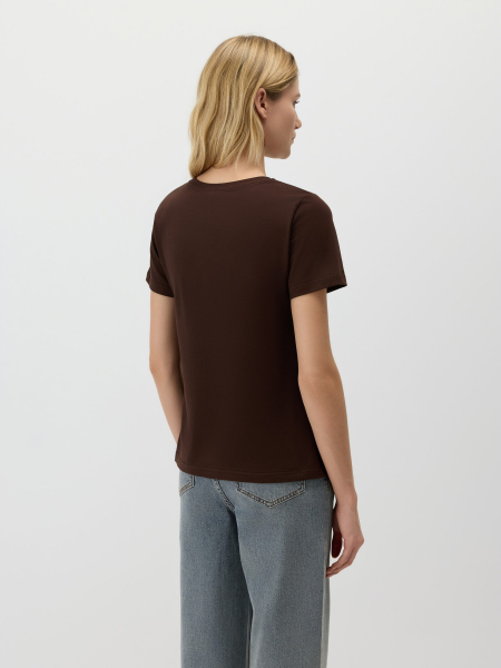 Базовая футболка Conso, цвет: коричневый,  купить онлайн