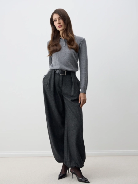 Джемпер-поло PERSIA ANNA PEKUN, цвет: серый, 40.2517.800 купить онлайн