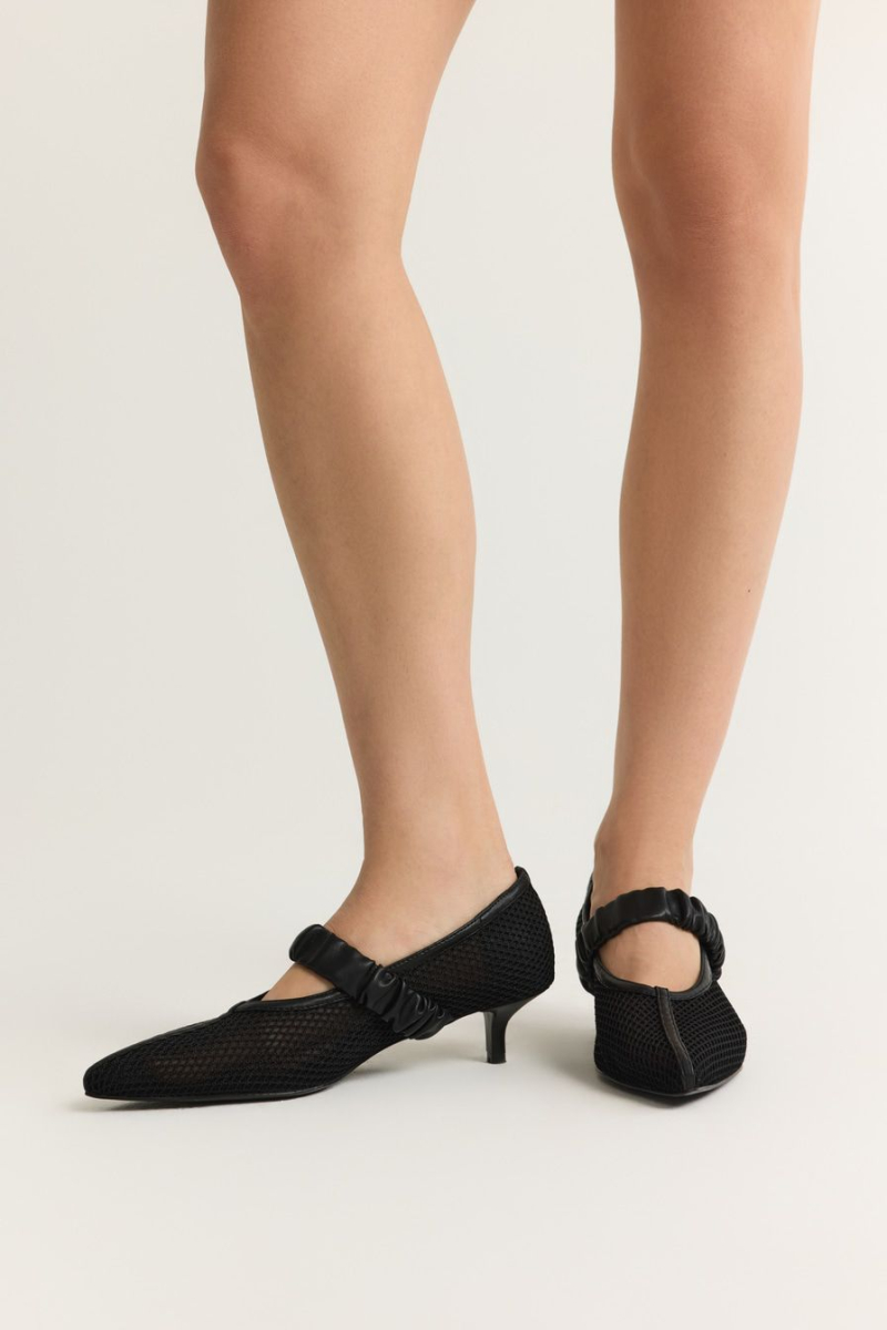 Туфли из сетки Lera Nena, цвет: Черный LNU.104.19123.900 купить онлайн