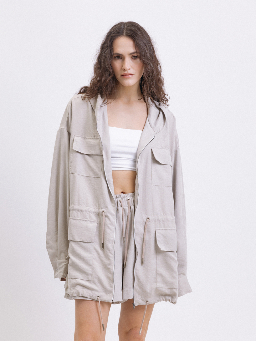 Парка SPREZZATURA CREATORÉ, цвет: Светло-бежевый, 00-СТ00052/28 купить онлайн