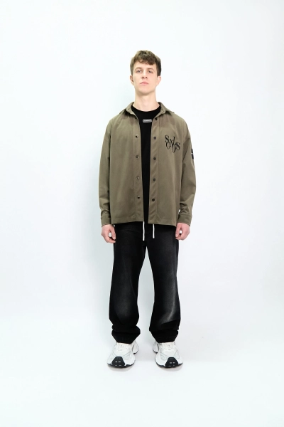 Рубашка вельвет SCANDALIS, цвет: хаки, Рвел003а купить онлайн