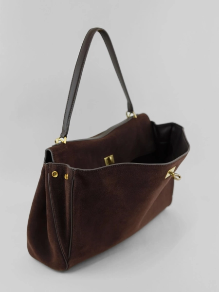 Сумка SANDRA MEDIUM brand salad, цвет: suede brown J-704-PHR 6943 купить онлайн