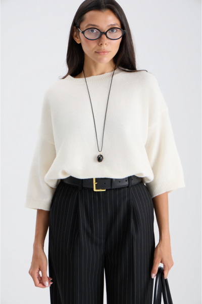 Джемпер с коротким рукавом