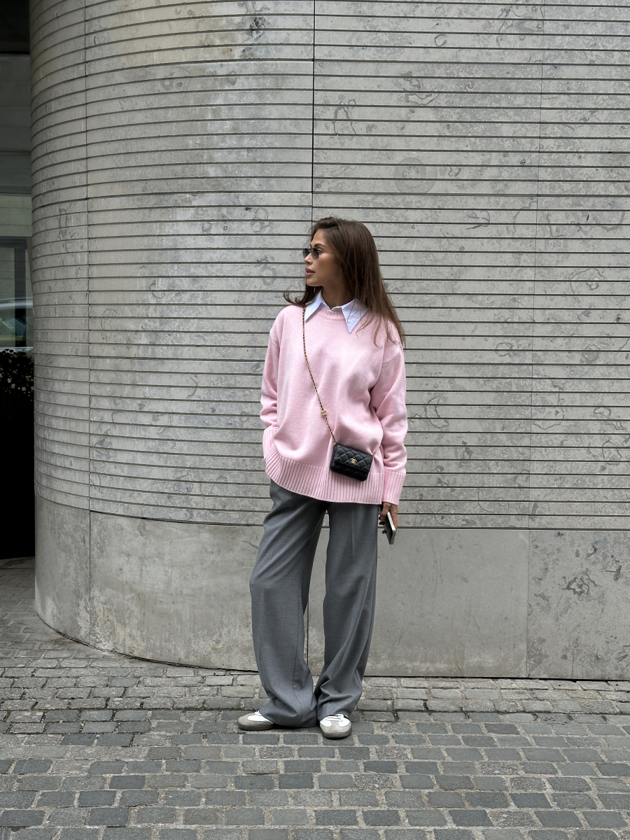 Джемпер из шерсти мериноса VELVET, цвет: розовый, 00-00005172 купить онлайн