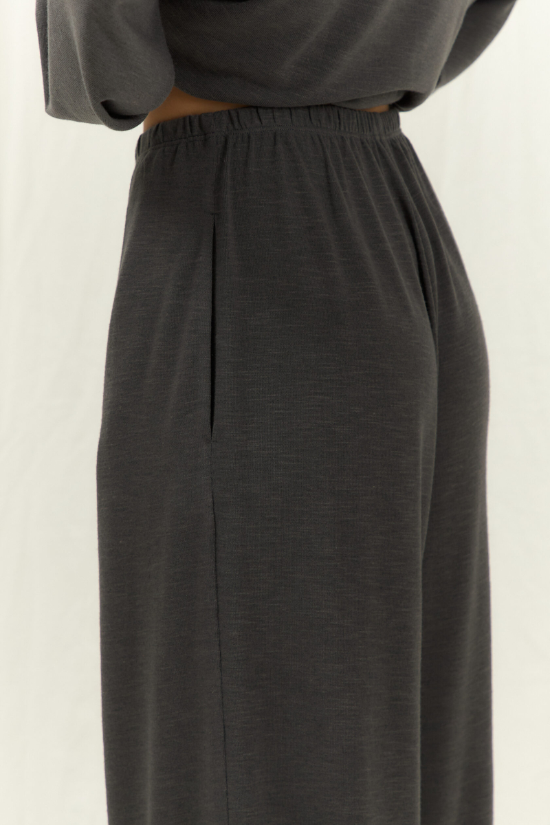 Брюки Палаццо Ramona ELASTIC, цвет: серый, 02296 со скидкой купить онлайн