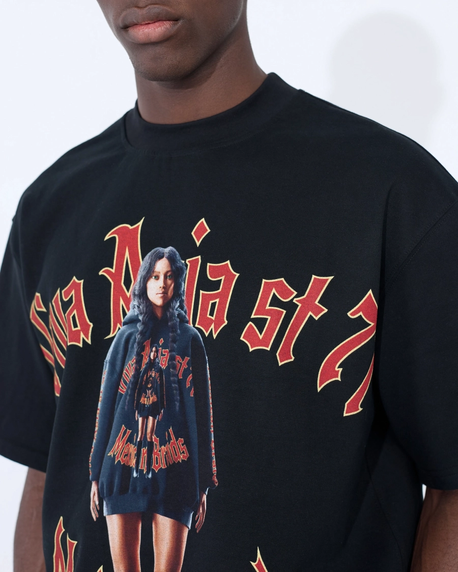 Футболка MEXICAN BRAIDS BLACK ASIA ST 71, цвет: Черный, Ast71.tt-braid-black купить онлайн