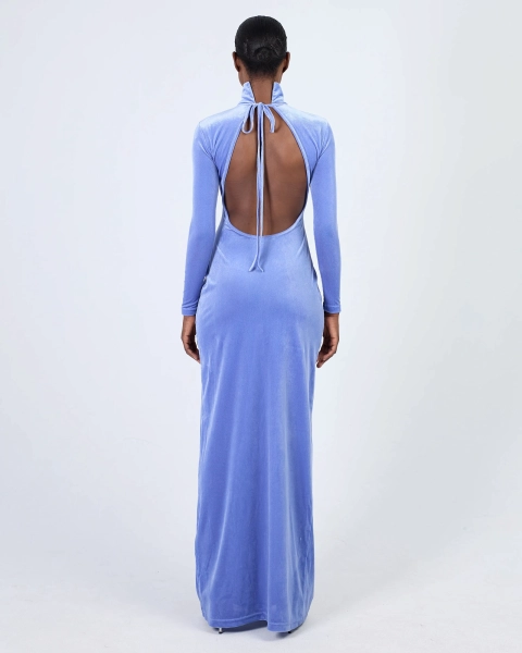 Платье VELVET MAXI VIOLET ASIA ST 71, цвет: синий, Ast71.dress-velvet-violet купить онлайн