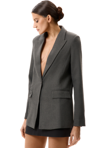 Жакет-оверсайз SODAMODA, цвет: серый,  купить онлайн