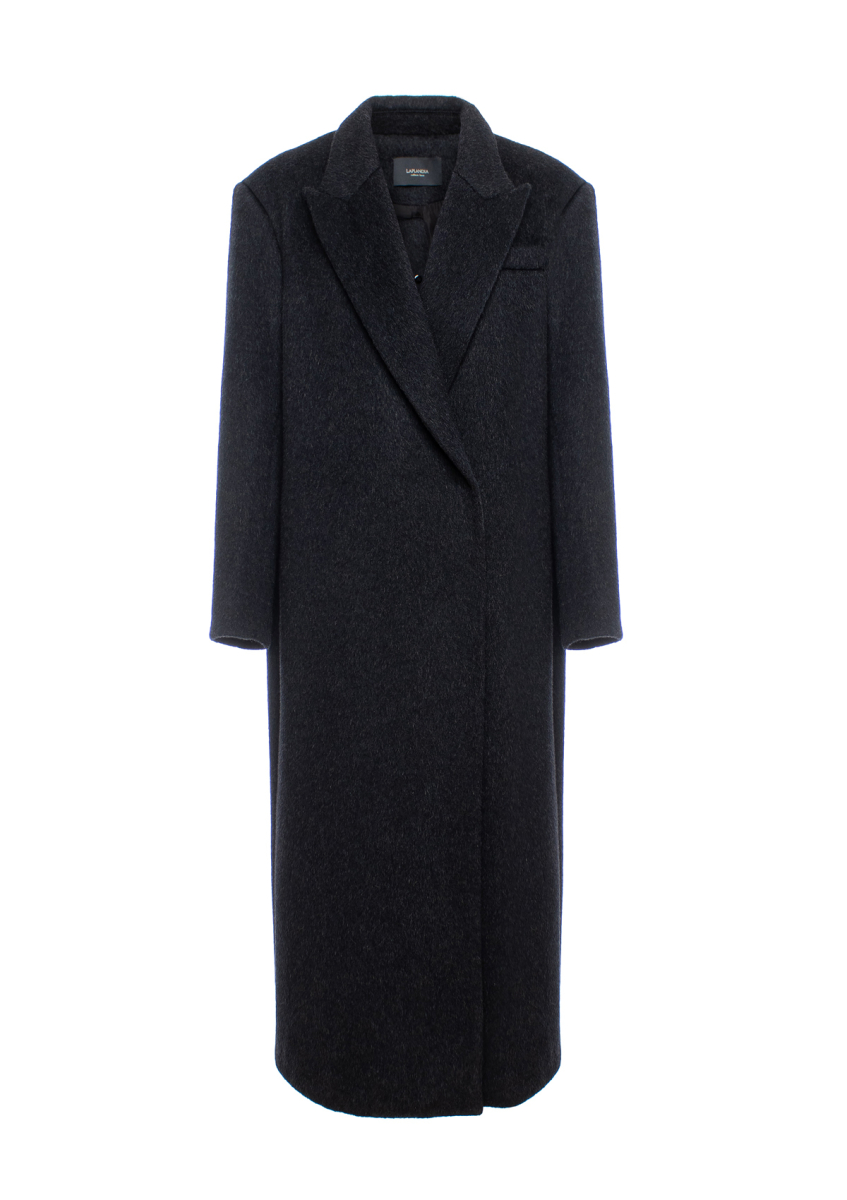 Пальто в длине макси