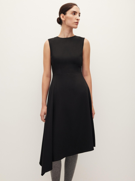 Платье асимметричное Chaika, цвет: Черный, AW25DR03-09 купить онлайн