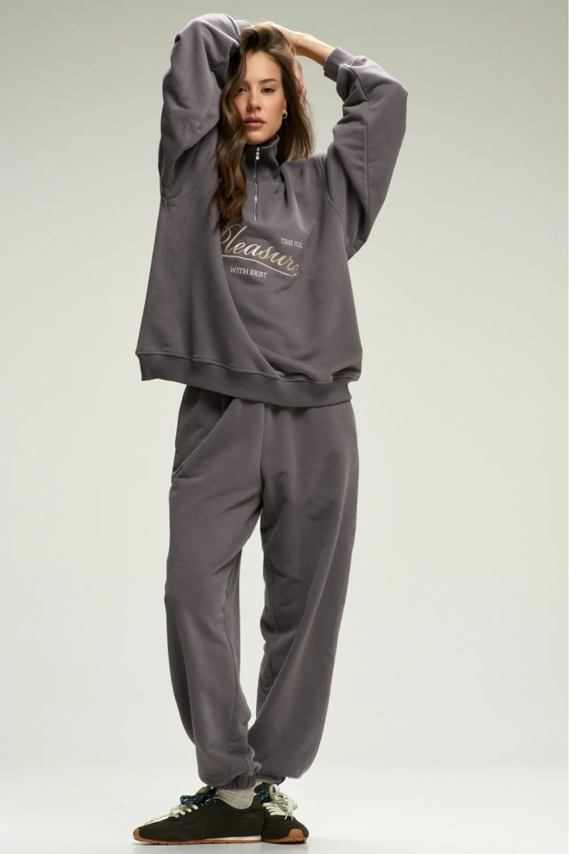 Джоггеры OVERsized Forest Grey