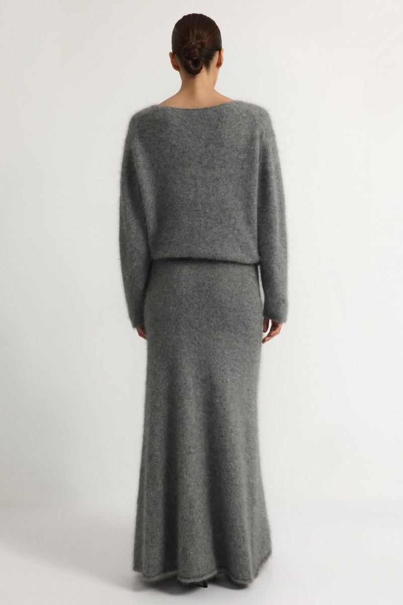 Пуловер из смесовой ангорской шерсти TOPTOP, цвет: серый, TTS.050.18231.800 купить онлайн