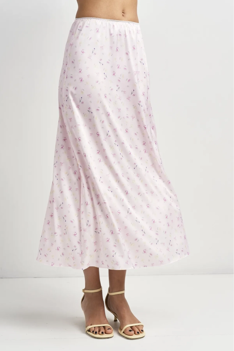 Юбка в цветочек Erist store, цвет: розовый, НФ-00003560 купить онлайн