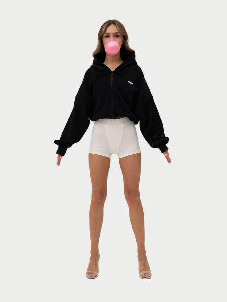 Crop Худи утепленное с кулиской