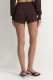 Шорты из смесовой вискозы TOPTOP, цвет: коричневый, TT.038.17425.700 купить онлайн