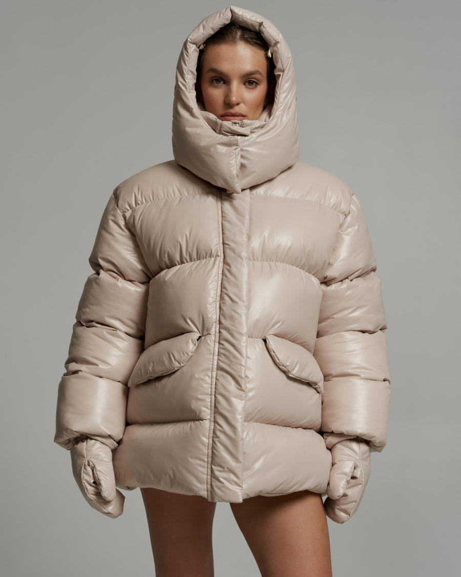 Пуховик PUFF BAIKAL SOFT LATTE YONS, цвет: бежевый, YO-711 купить онлайн