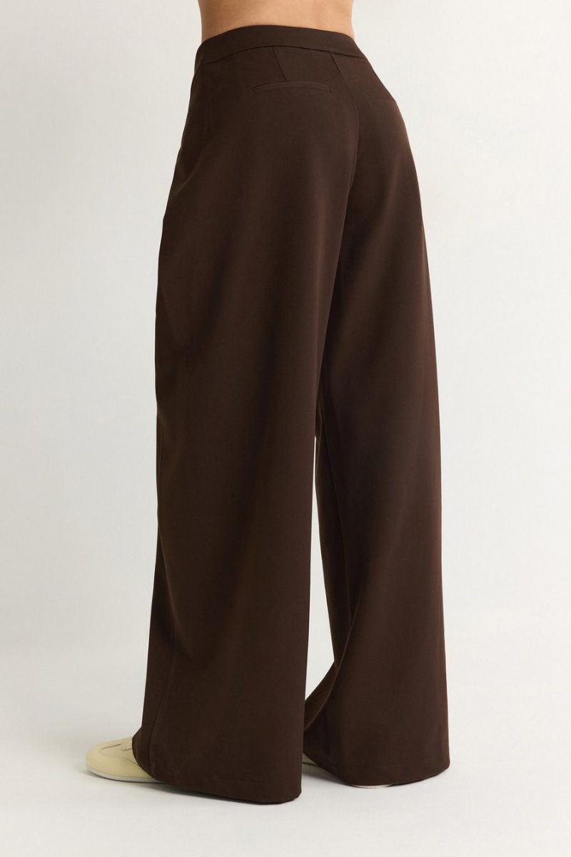 Широкие брюки TOPTOP, цвет: коричневый, TT.032.19420.700 купить онлайн