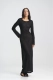 Платье ажурное с открытой спиной Black Erist store, цвет: Черный, НФ-00002369 купить онлайн