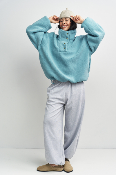 Анорак плюшевый Лазурный Erist store, цвет: синий, НФ-00003303 купить онлайн