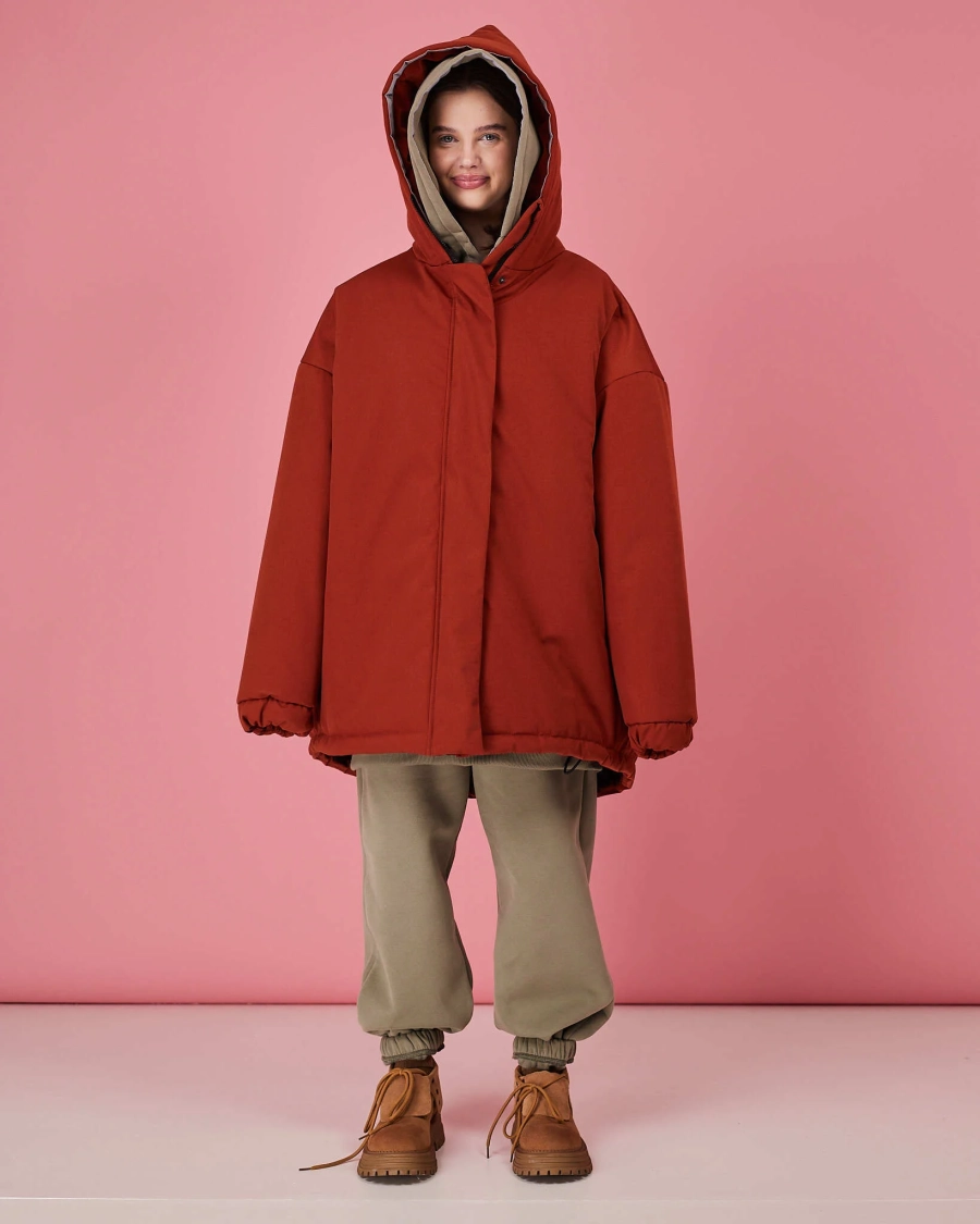 Бомбер махагон зима TABOO, цвет: махагон, Bmah купить онлайн