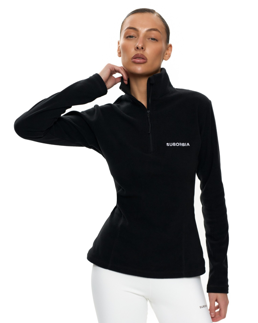 Анорак из флиса APRES SKI Suborbia, цвет: black, 006348 купить онлайн