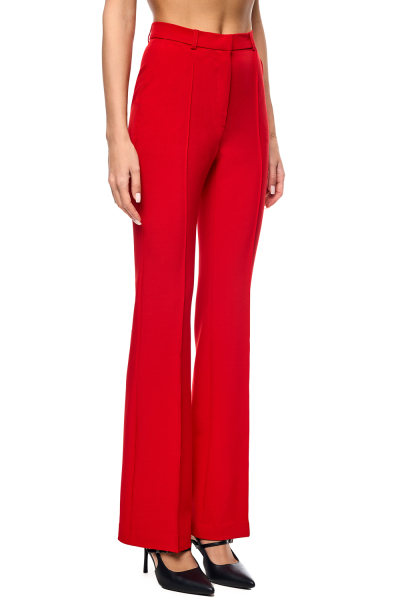Брюки-клёш со стрелками SODAMODA, цвет: красный, 14790 купить онлайн
