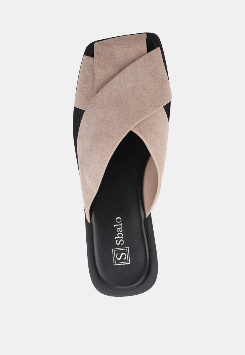 Мюли натуральные SBALO, цвет: бежевый SDL90-3 купить онлайн