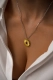 Серебряное колье "Helios" gold