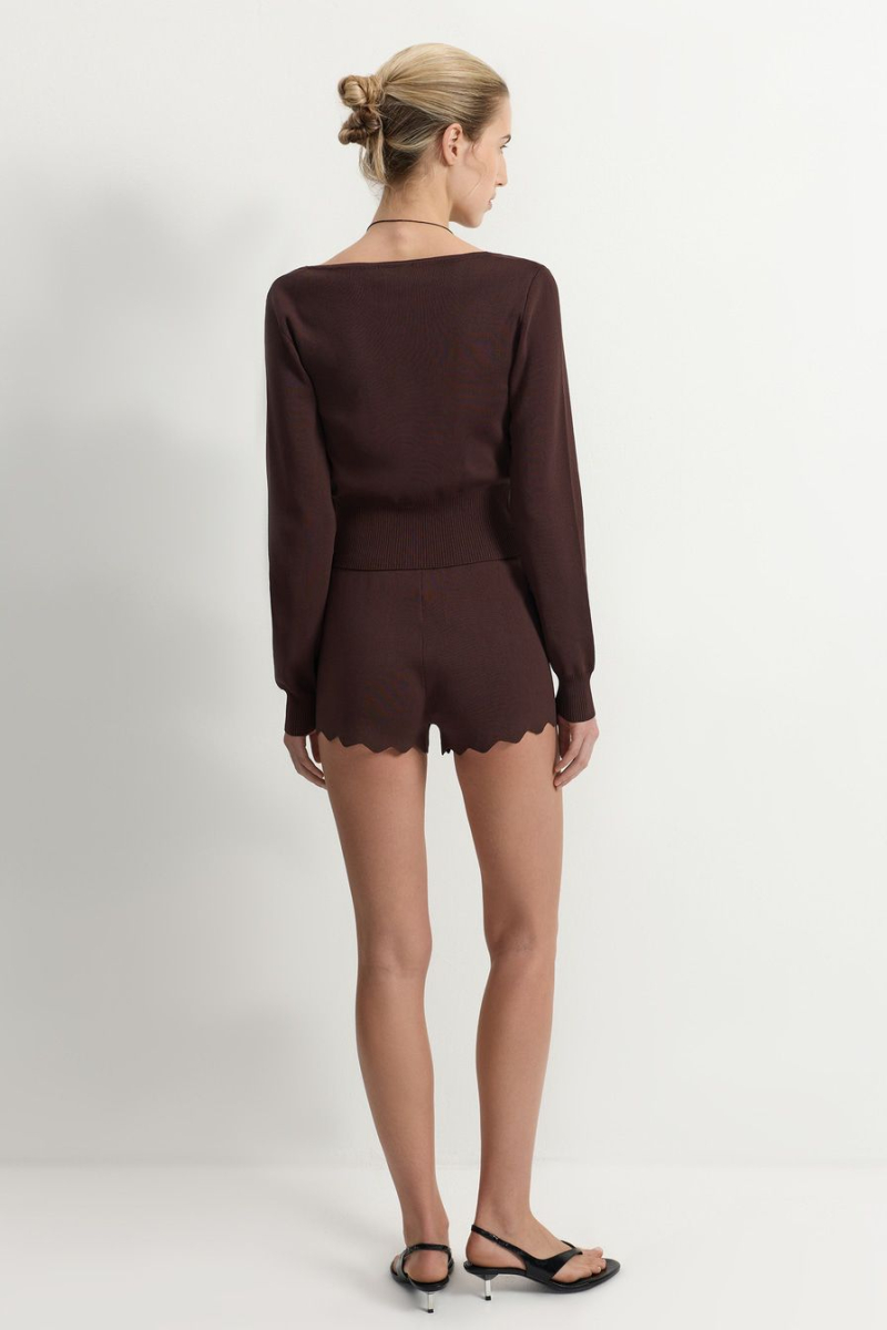 Кардиган из смесовой вискозы TOPTOP, цвет: коричневый, TT.051.17424.700 купить онлайн