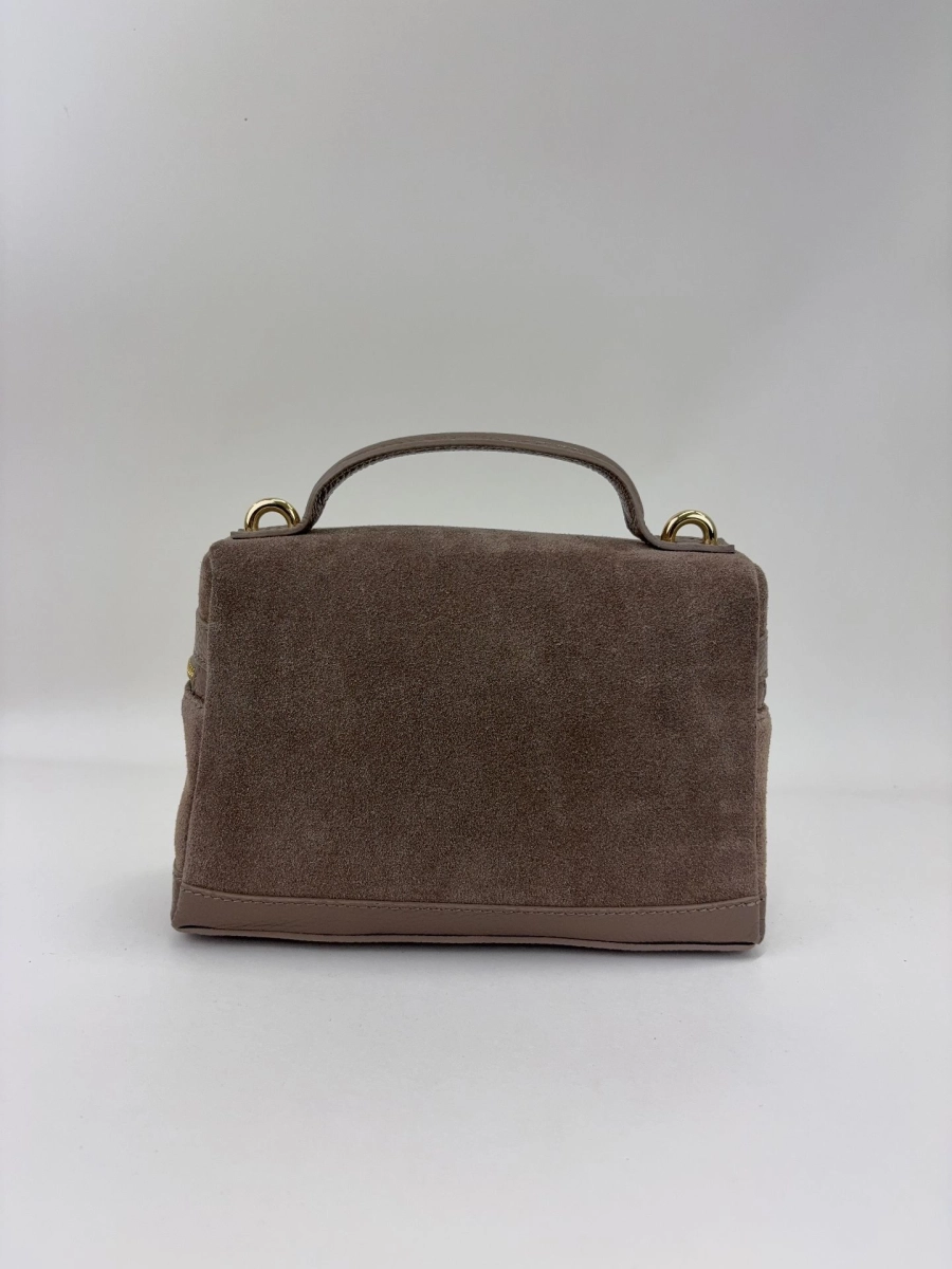 Сумка JENNA MEDIUM brand salad, цвет: stacey suede cappuccino J-704-PHR 7881 купить онлайн