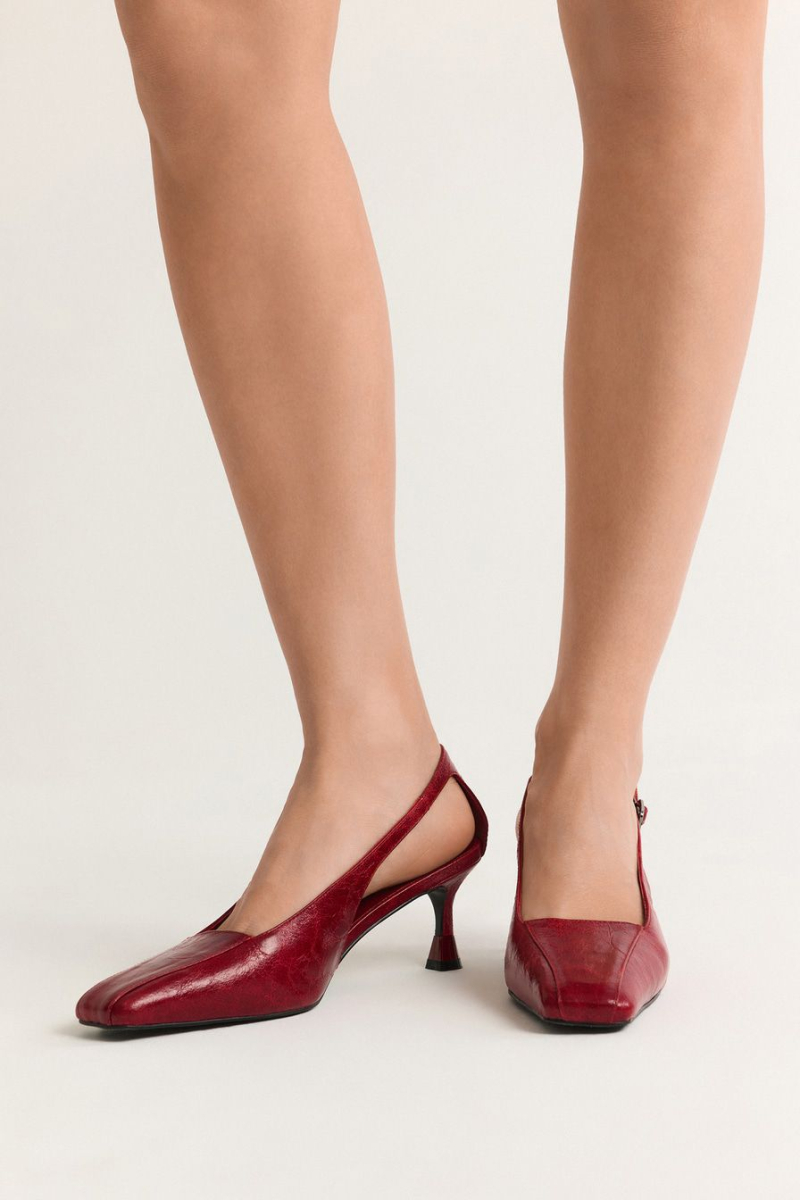 Туфли из натуральной кожи Lera Nena, цвет: красный LN.104.19228.320 купить онлайн
