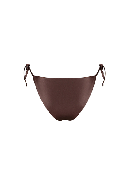 BELLA Brown Leather | Классический низ на завязках с кольцами