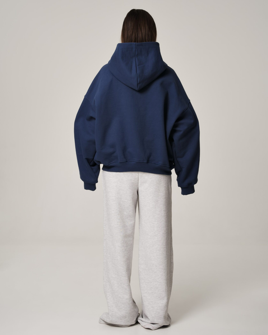 Худи YONS STUDIOS BLUE YONS, цвет: синий, YO-789 купить онлайн