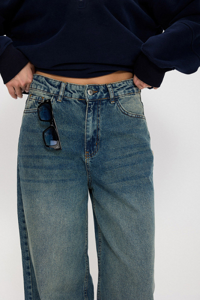 Джинсы багги ABDA, цвет: винтажный синий, 312613103007 купить онлайн