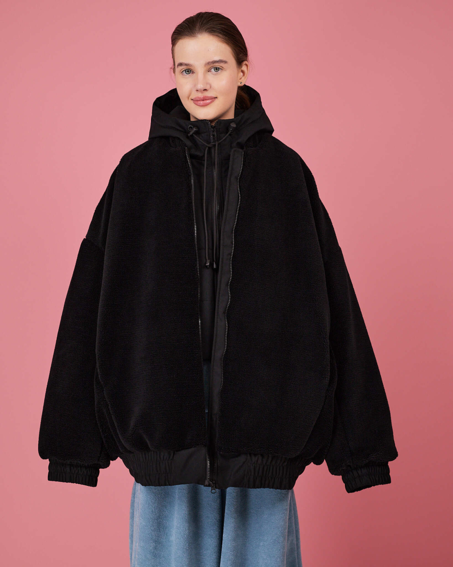 Бомбер с манишкой