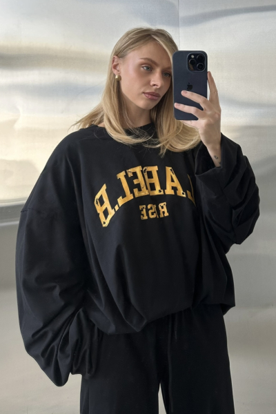 Свитшот с защипами тонкий