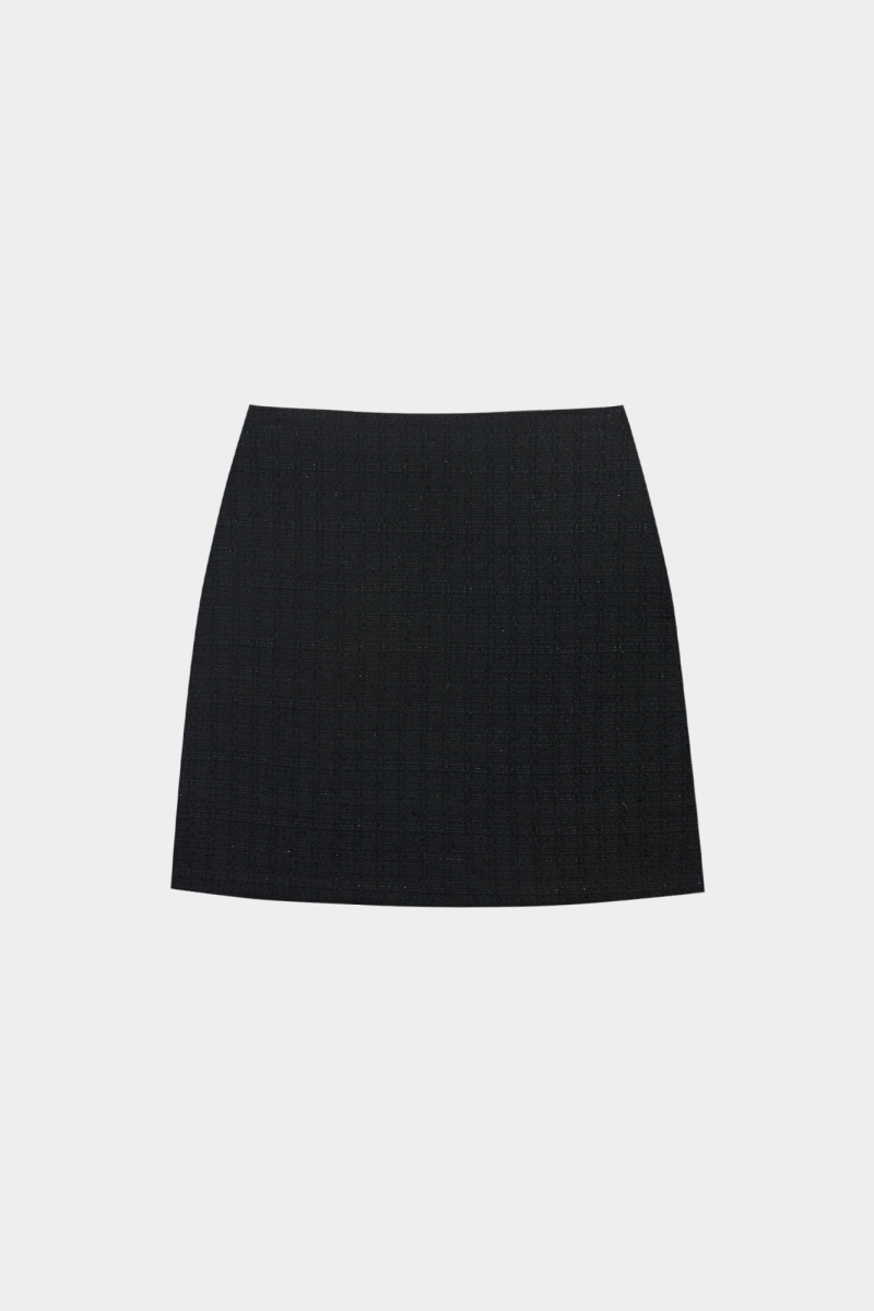 Юбка мини из твида REFERT, цвет: Черный, 07-3581/1-2511 купить онлайн