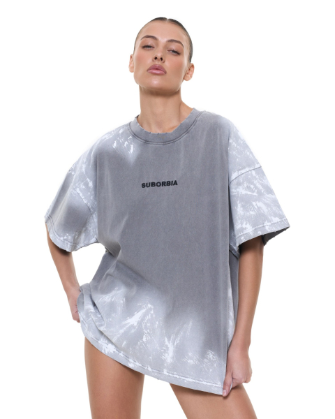 Футболка Grillz Suborbia, цвет: washed grey, 006023 купить онлайн