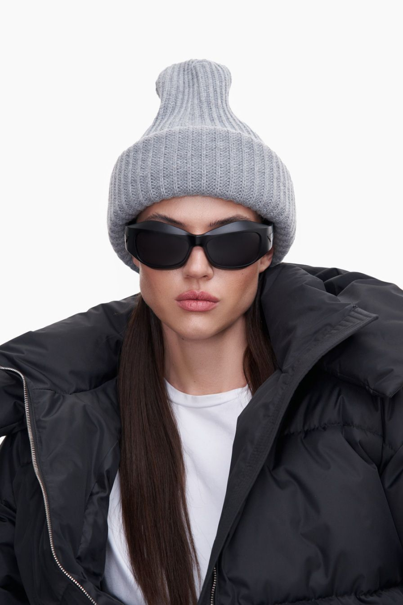 Шапка из смесовой шерсти мериноса TOPTOP, цвет: серый TT.601.13738.800 купить онлайн